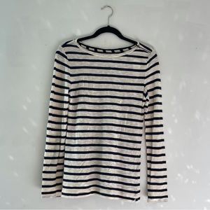 LOFT Classic Striped Long Sleeved Top